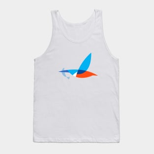 Kingfisher on blue Tank Top